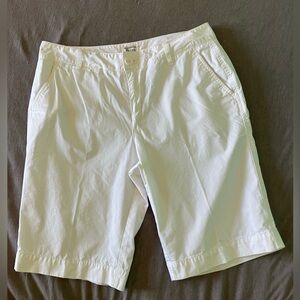 Bass White Men's Flat Front Shorts